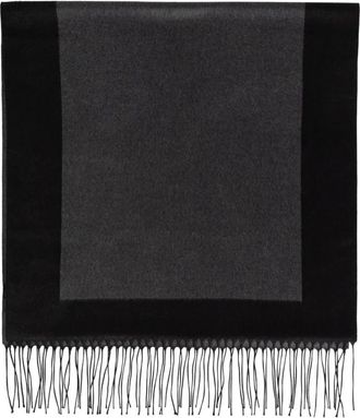 Saint Laurent Cassandre Sjaal - unisex - Zijden sjaals - Grijs - ONE Size - Accessoires