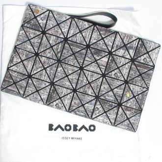 Issey Miyake Nylon Polyester Elastane Brass Clutch Bag (Pre-Owned)