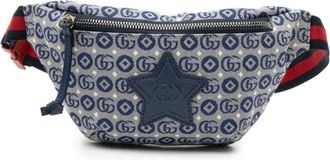 Gucci Blue Nylon Sling Bag (Pre-Owned)