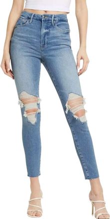 Good American Womens Good Waist Jeans In Indigo