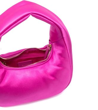 Pinko Womens Vibu Shoulder Bag Purple Polyester