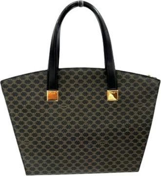 Celine Pre-owned Handbags, female, Brown, Size: ONE SIZE Pre-owned Macadam 2way Bag