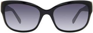 Kate Spade New York 53mm johanna square sunglasses in Black Glitter at Nordstrom Rack