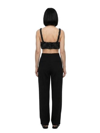 Dolce & Gabbana Marabou Knit Tank Top - Black