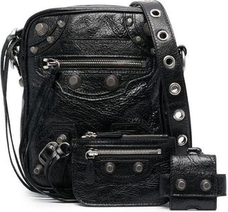 Balenciaga Le Cagole Leather Crossbody Bag