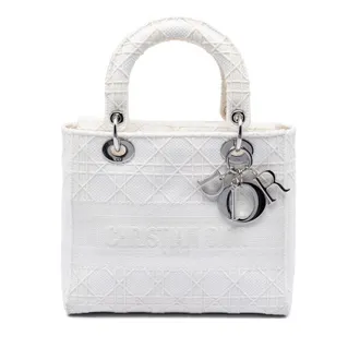 Dior Pre-owned Dior Medium Canvas Cannage Lady D Lite Ladies 77G3VLNYEC9QYK8E