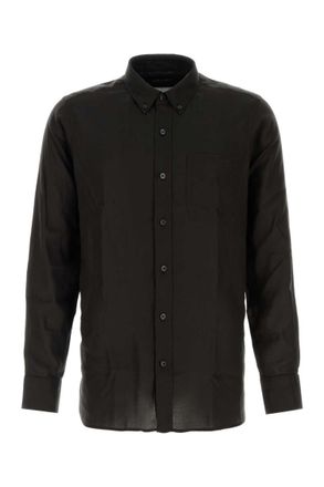 Tom Ford Black Slim Solid Shirt