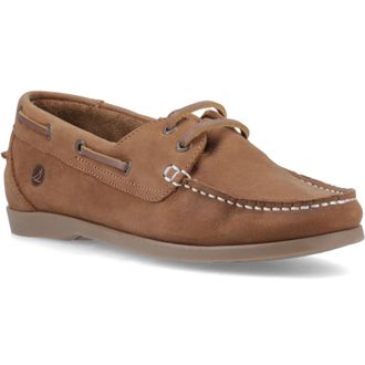 Sperry Top-Sider Balboa 2 Eye Boat Nubuck Womens Tan Shoes - Size UK 8