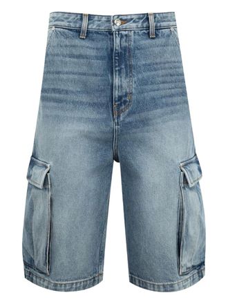 Rhude denim cargo shorts - Blue