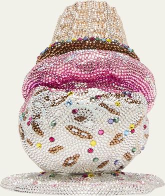 Judith Leiber Upside Down Cone Oops Minaudiere