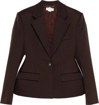 Stella McCartney Tailoring Moulded Blazer - Dames - Blazers - Rood - S - Jassen