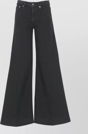 Dondup wide leg cotton palazzo jeans trousers