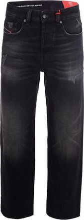 Diesel Straight Jeans - Heren - Regular Fit Jeans - Zwart - W32 - Katoen - Jeans