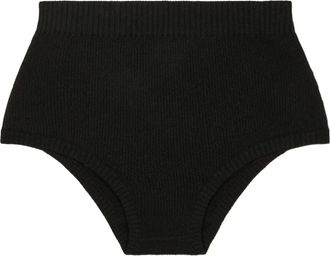 Alanui Shorts in misto cashmere - Nero