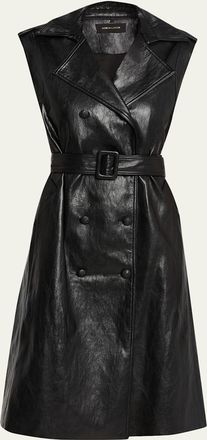 Kobi Halperin Val Double-Breasted Midi Coat Dress