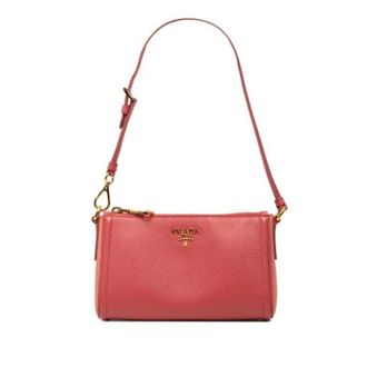 Prada Pre-owned Shoulder Bags, female, Pink, Size: ONE SIZE Pre-owned Vintage Shoulder Bag