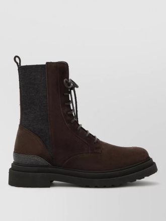 Brunello Cucinelli leather ankle boots