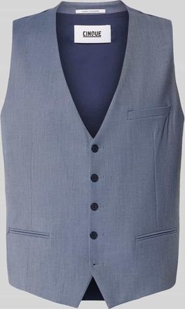 Cinque Weste mit V-Ausschnitt Modell Totti in Bleu, Gr&ouml;&szlig;e 102