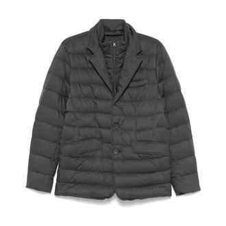 Herno Winter Jackets, male, Gray, Size: L Herno Jackets