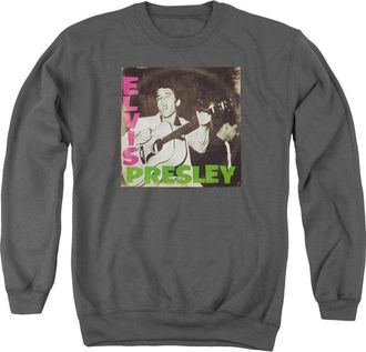 Gildan Elvis Presley First Lp Adult Crewneck Sweatshirt