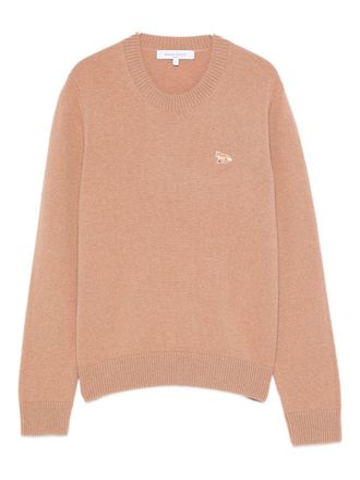 Maison Kitsun&eacute; Womens Baby Fox Wool Jumper
