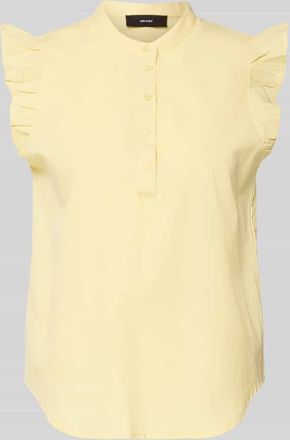 Vero Moda Regular Fit Bluse aus Baumwoll-Leinen-Mix Modell SELMA in GELB, Gr&ouml;&szlig;e XS
