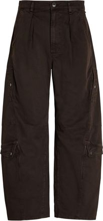 Citizens Of Humanity Citizens OF Humanity Flight Barrel-leg Twill Cargo Trousers - Dark Brown - 27 (W27 / UK8-10 / S)
