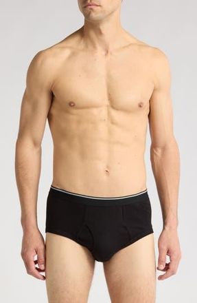 Nordstrom Rack 3-Pack Classic Cotton Briefs in Black at Nordstrom Rack, Size X-Large
