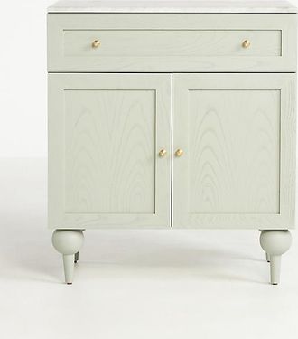 Anthropologie The Fern Marble Top Entryway Cabinet