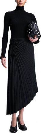 A.L.C. Tracy Tailored Midi Skirt In Black
