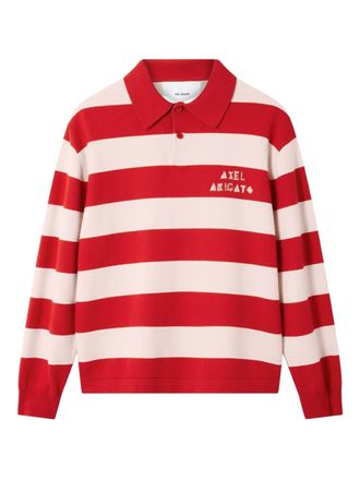Axel Arigato Frey polo shirt - unisex - Cotton/Merino - L - Red