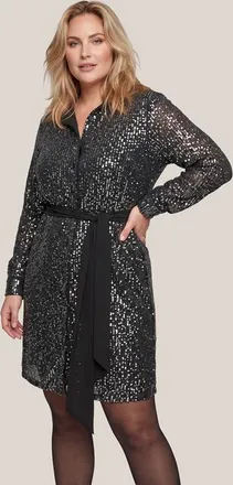 Mart Visser Caley Tuniek Donker Metallic Maxi