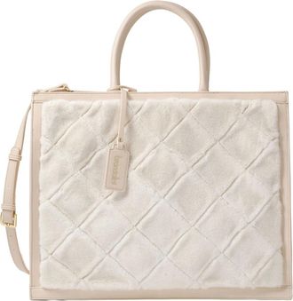 Braccialini Eridan Schoudertas - Dames - Shoppers - Beige - ONE Size - Leer - Tassen