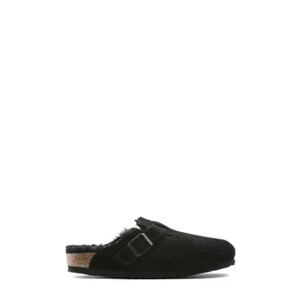 Birkenstock Boston Shearling Smalle Pasvorm - Dames - Slip ons - Zwart - 39 EU - Su&egrave;de - Schoenen