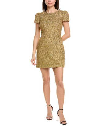 Milly Rowen Metallic Tweed Mini Dress