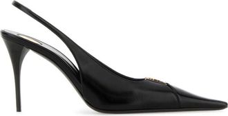Saint Laurent Black Leather Pumps