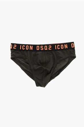 Dsquared2 Stretch Cotton Briefs ICON with Logo Elastic size Xs