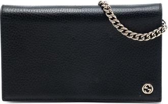 Gucci Pre-owned Gucci Leather Betty Wallet on Chain 466506 525040