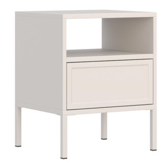 Selsey Selsey Velveto - Mesita De Noche Con Caj&oacute;n Y Hueco, Cachemira, 45 Cm