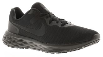 Nike Mens Running Trainers revolution 6 next na Lace Up black - Size UK 8