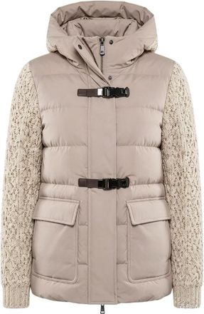 Moorer Verdiana-Stk Down Jacket Pearl