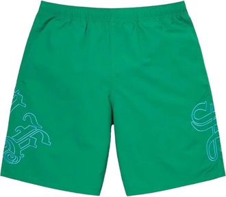 SUPREME Shorts Old English - Verde