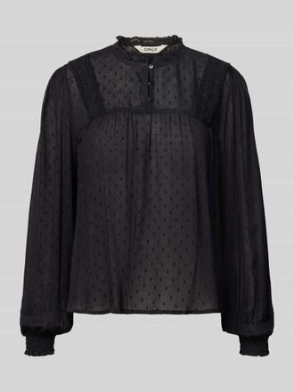 Only Relaxed Fit Langarmbluse aus reiner Viskose Modell PELIA LIFE in Black, Gr&ouml;&szlig;e M