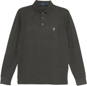Polo Ralph Lauren mesh polo shirt - men - Elastane/Cotton - S - Grey