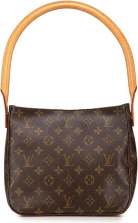 Louis Vuitton Pre-owned Handbags, female, Brown, Size: ONE SIZE Pre-owned Monogram Looping MM