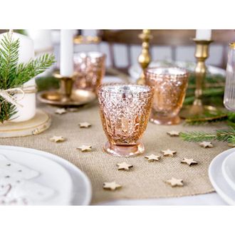 OEM Candelabro, Oro Rosa, 8cm (24 Uds.)