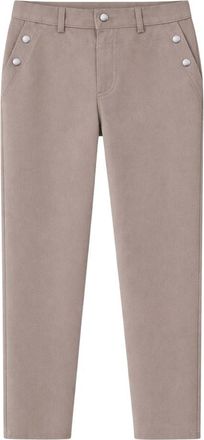 2-Biz Slim-fit Broek - Dames - Slim Fit Broeken - Bruin - 3XL - Leer - Broeken