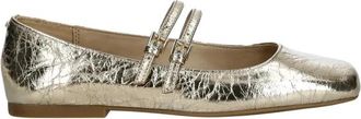 Michael Kors Matilda Ballet Flat - Dames - Ballerinas - Geel - 39 EU - Leer - Schoenen