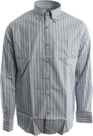 Paul & Shark Casual Shirt - Heren - Casual Overhemden - Blauw - 2XL - Katoen - Overhemden