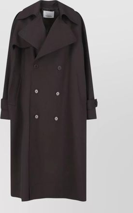 Frankie Shop belted waist coat buttoned cuffs epaulettes
